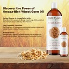 Wheat Germ Oil Cold Pressed Unrefined 100  Pure Natural Raw