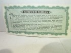 Crown Royal Certificate Of Registration Seagrams Pre- Import 1960s -wrinkled