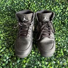 Nike Air Jordan 1 Mid Youth Cleat Sz 5y Black Baseball Football Hf6883-001