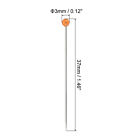 200pcs Sewing Pins  1 Inch Pearlized Ball Head Pins Straight Pin Orange