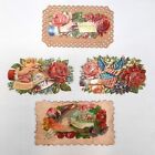 Lot Of 6 Antique Victorian Calling Cards Die Cut Embossed Dated 1899