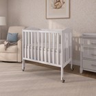 Portable Folding Baby Crib 40 L X 26 W 38 H White Dream On Me 682 2-in-1 Compact