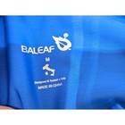 Baleaf Blue Half Zip Long Sleeve Upf 50  Rash Guard Women s Size M Ruched Side