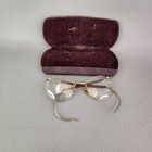 Vintage American Optical Eyeglasses Ful-vue Wire Rim Gold Filled W case