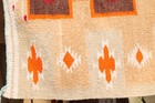 Antique Large Navajo Rug Native American Indian Transitional 55x30 Vtg Weaving