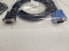 5ft Kvm Switch Cable - Usb Vga Wire Cord Plug 3-in-1 Monitor Keyboard Mouse Pc