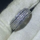 2 Ct Round Cut Moissanite Men s Engagement Wedding Ring Real 925 Sterling Silver