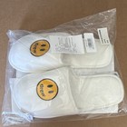 Drew Mascot Polar Fleece Slipper Slide Us 9 White Comfort Slip-on Rubber Sole