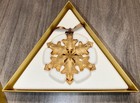 2012 Swarovski Scs Annual Edition Goldtone Large Ornament 1139970 Mib New 