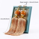 2pcs Curtain Tie Backs Tassel Rope Ball Tiebacks Window Modern Home Decor