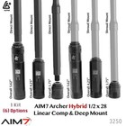 Aim7 Archer Hybrid 6-in-1 Linear Comp   Barrel Shroud Set 1 2x28