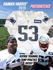 Damien Harris Patriots Nfl Practice Worn Jersey 2019 Like Game Used Worn 