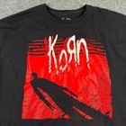 Korn Band T Shirt Self Titled Album Mens Size Xl Black Numetal Band Tee