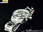 New Invicta Men s 45mm Pilot Specialty Chronograph Silver Dial Silver Ss Watch