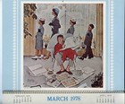 1978 Norman Rockwell Calendar Tip Top Credit Union Mcpherson Kansas
