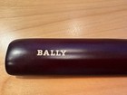 Vintage Bally Solid Wood Shoehorn 8  Long With Original Box Made In Italy