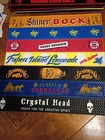 Bar Mats Runner Type Advertising Logos New unused See Drop Down Menu Read