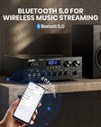 Moukey Mamp1 400w Audio Power Amplifier 2 Channel Amp Stereo Receiver Bluetooth