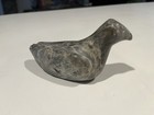 Inuit Eskimo Gray Soapstone Carving Bird Sea Duck Number signed Vintage 5   x 1 7