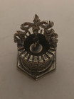 Vintage 800 Silver 3d Miniature Bricks Water Well With Bucket