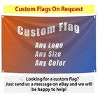 Custom Flag Banner Personalized Business Sign Logo Workshop Cafe Wall Decor