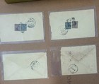 British India Kgv Kgvi Stamps Used Covers Lot To Different Burma Cities