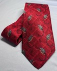 Robert Talbott Vtg 90 s Hand Sewn Jacquard Silk Red Paisley Leaf Motif 58 5 X 4