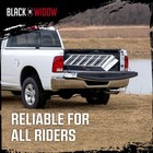 Black Widow Aluminum Bi-fold Motorcycle Ramp With Steps