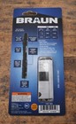 Braun Rechargeable Pen Light 450 Lumens Usb-c Smd Led Aluminum Focus Zoom New