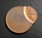 Error Coin Off Center Lincoln Cent   Penny Copper Pre 1982 Nice Addition  1586v