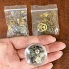 Vintage Watch Parts Lot Gears Cogs Steampunk Altered Art Watchmaker Repair