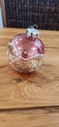 Christmas Tree Glass Ball Ornament With Snowflake In Glitter Decoration Decor 3 