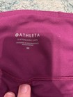 Athleta Elation 2 In 1 Capri Legging W ruched Skirt Purple Pickle Ball Tennis