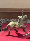 Vintage Brass Lot Of 2 Unicorns-beautiful Patina-mystical
