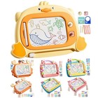 Magnetic Cartoon Doodle Board With 2 Pens Multifunctional Learning Toys For Kids