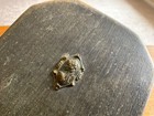Vtg Wooden Hand Held Vanity Mirror Wood Frame Woman Marking