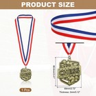 Chess Gold Award Medals With Neck Ribbons  Gold