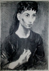 Great 1970 Raphael Soyer Original Pencil Signed Lithograph