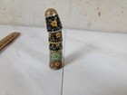 Lot Of 5 Thimble Brass Enamel Flower Sewing Thimble Vintage Cloisonne Chinese