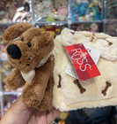   Ultra Rare   Russ Berrie  pup In A Kennel   Puppy Dog Plush  Stuffed 2005 Nwt