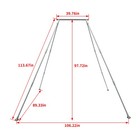 Yoga Aerial Stand Yoga Swing Frame Hammock Bracket W  20ft Aerial Silk