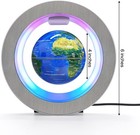 Magnetic Levitation Floating Globe - Levitating O Shape Globe With Led Lights   