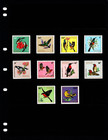  9 75 Scott Value  - 1972 Rwanda Birds Wildlife Central Africa Cv Mnh Nh Umm