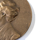 G Vintage Gustav Mahler Bronze Commemorative Medal By Alfred Rothberger