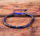 Natural Lapis Lazuli 4mm Beads Healing Reiki Crystal Minimalist Dainty Bracelet