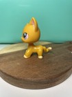 Littlest Pet Shop Authentic   855 Orange Yellow Short Hair Cat Pink Moon Eyes