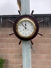 Vintage Schatz Royal Mariner 8 Day Ships Clock Bell Chime Works With Key