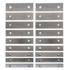 Set Of 9 Pairs 1 4   Steel Parallel 6   Long 0 0002   In Case