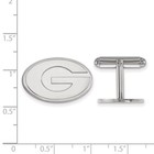Sterling Silver University Of Georgia Cuff Links By Logoart