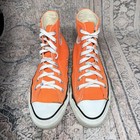 Rare 80s Converse All Star Hi Orange Made In Usa 